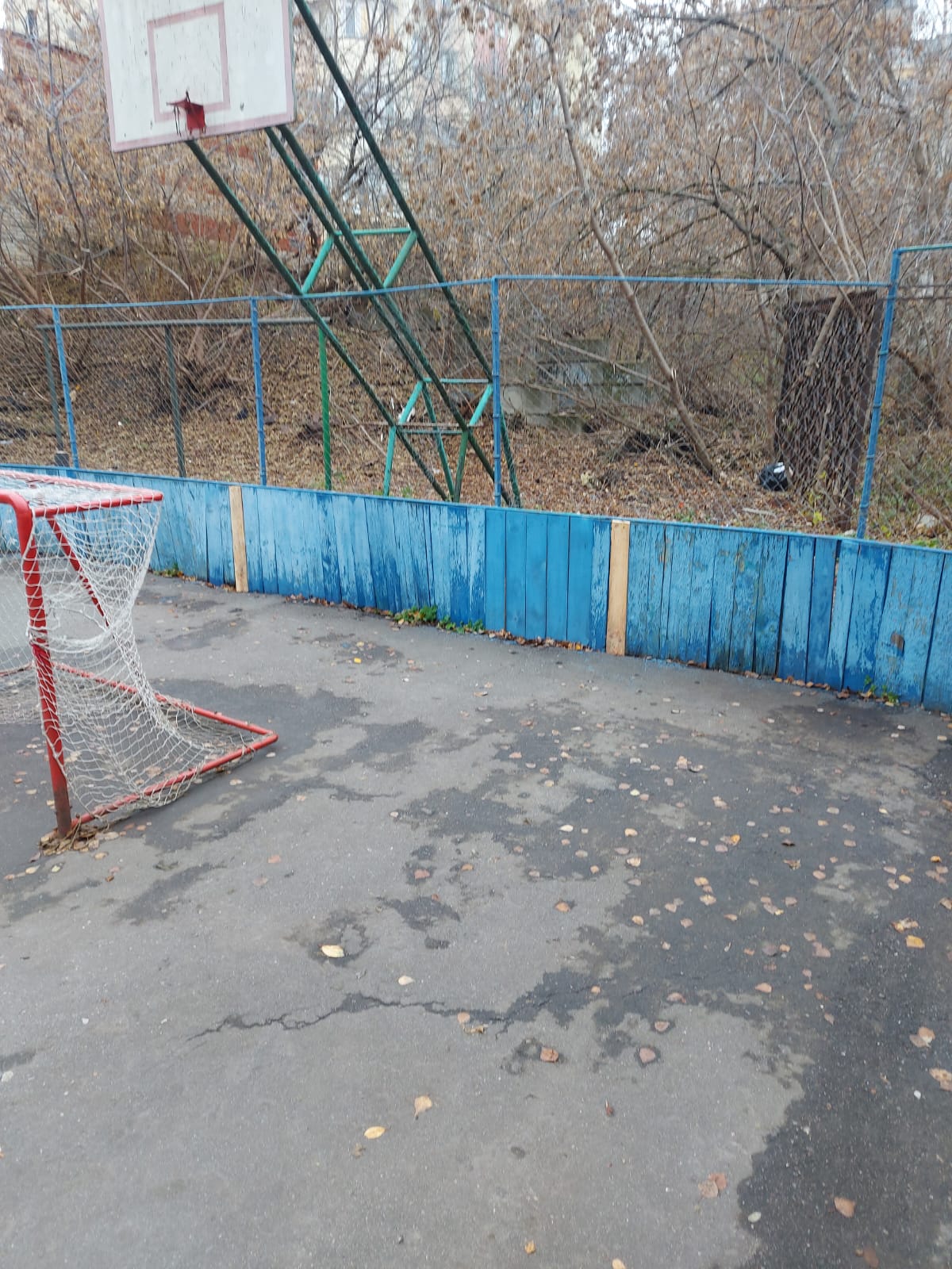 Ремонт хоккейной площадки по ул Куйбышева