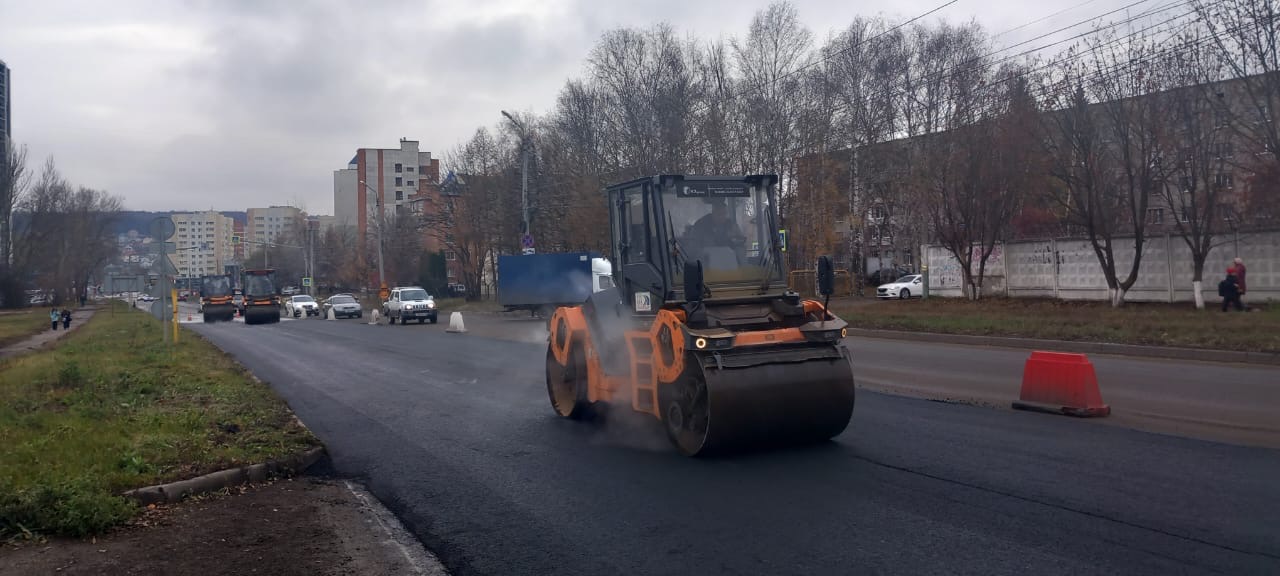 Ремонт дороги по ул. Лозицкой