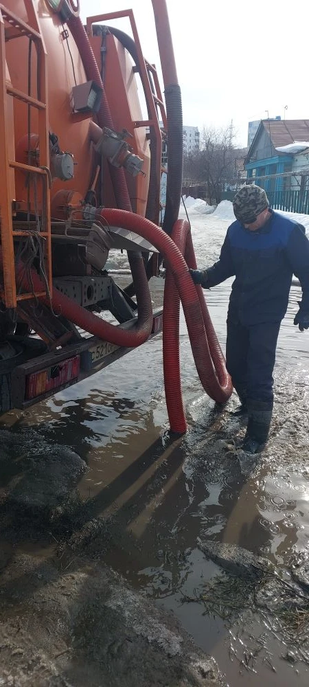 Устранение подтоплений дороги по ул. Ангарская